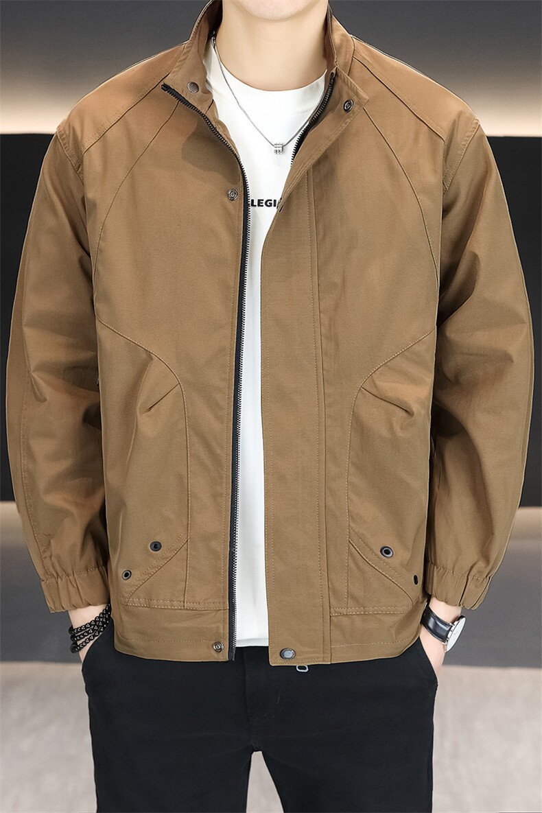 夹克男秋季立接高品质外套型男商务休闲百搭外套夹克N7937-P77,男装夹克,星座310B-3