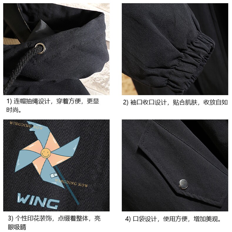 JK41112-P85加棉款-P115纯棉连帽夹克男士大码工装夹克男砖墙,男装夹克,电商A040A