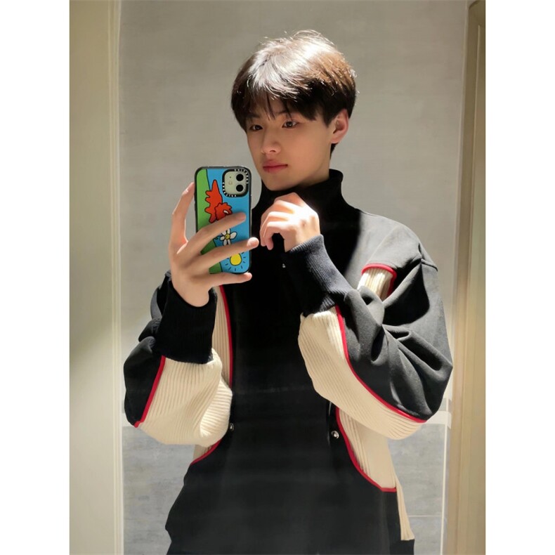 【有货】半拉链立领卫衣男春秋美式高街机车夹克外套WT05CC-P65,男装夹克,星座1007（原301D）