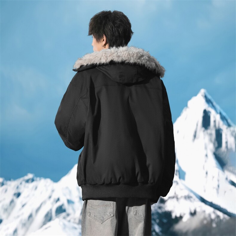 韩版冬季新款舒适亲肤潮流百搭男棉袄外套加棉加厚棉服2998-P115,男装棉衣,电商B306