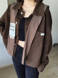 水洗牛仔外套图片