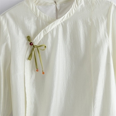 （又又又加码到XXXL了）水衣源23001款新中式小衫配阔腿裤套装，女装汉服/婚纱/旗袍/礼服，水衣源