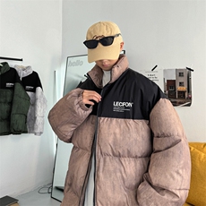 2025港风棉衣棉服迷彩印花拼接面包服立领棉袄外套1613C-P70，男装棉衣，星座207