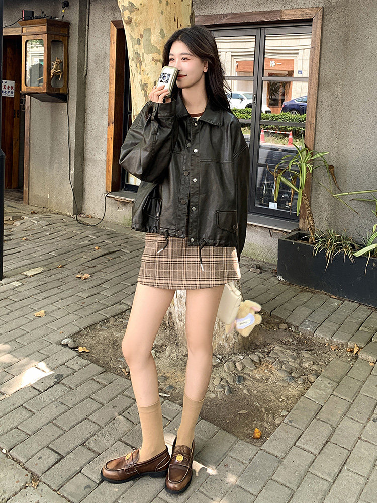 2024【新现货】墨绿色皮衣082-5882P145K218,女装皮衣,浙宝192（原082）