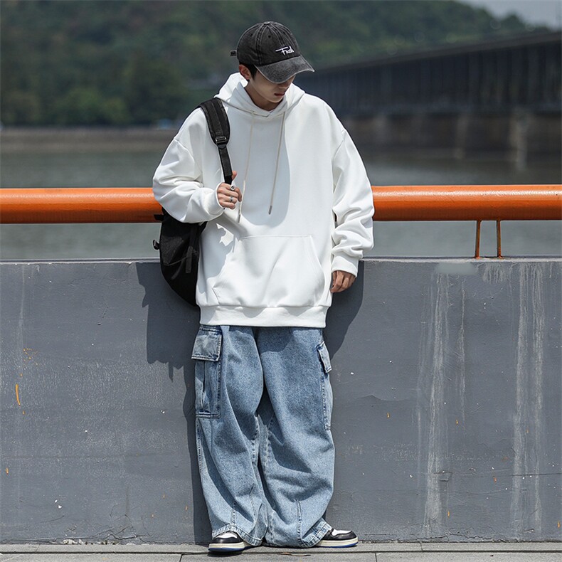 秋季新款男百搭cityboy连帽卫衣VE2006-P54控78图片