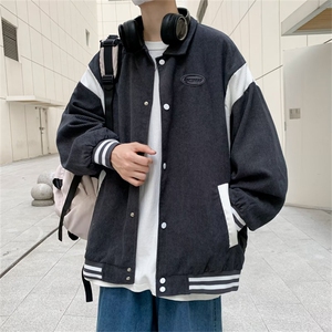 韩版情侣潮牌ins衬衫美式vibe灯芯绒外套男秋季宽松外套W3651-P57图片