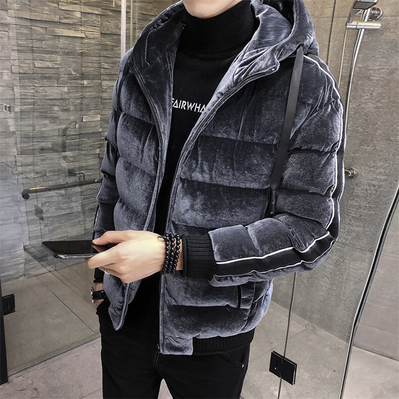 棉衣男士冬季2021新款韩版潮流加厚衣服棉袄羽绒棉服DS214T图片