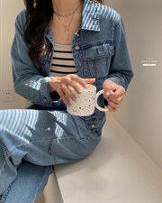 2022香丽迪新款牛仔套装，女装职业装，香丽迪1