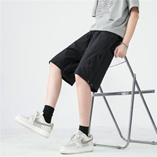 美式户外机能速干工装短裤男夏基础款休闲运动五分裤潮K6423-P32，男装牛仔裤，星座412-3