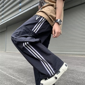 夏季长裤直筒男工装裤时尚潮牌休闲裤青春流K1167-P40图片