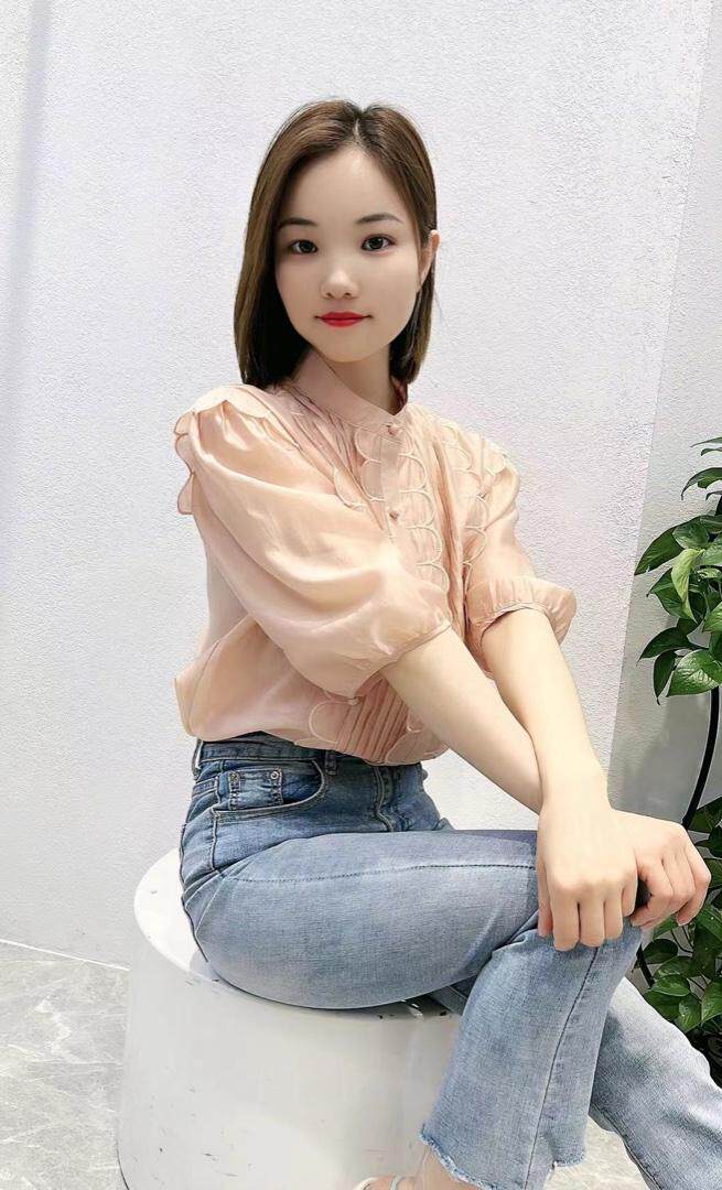 【现货】夏季短袖花边小衫，其它，藻姿 ZAOZI