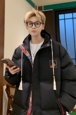 冬季新款美式宽松大码加厚棉衣外套XZ102B-1-M2612P125，男装棉衣，星座102B-1