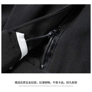 黑色直筒休闲裤西裤男生垂坠感高级感男款春秋季西装长裤子男图片
