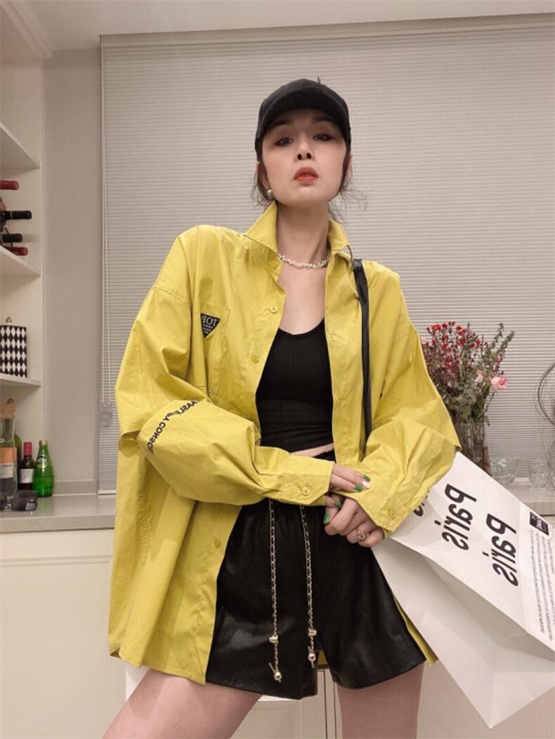 4色字母防晒衬衣，其它，可纳奇