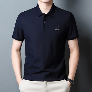 短袖T恤男纯色POLO衫夏季新款男士休闲潮流半袖体恤衫PL2327-P70图片
