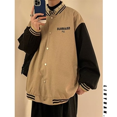 男士春秋季新款风衣潮流帅气宽松秋冬棒球服L7504P55，男装夹克，星座1116-2