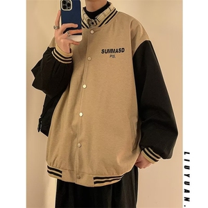 男士春秋季新款风衣潮流帅气宽松秋冬棒球服L7504P55图片