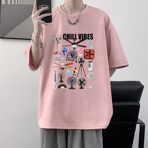 麂皮绒短袖t恤男大码半袖男  JD82383-P25图片