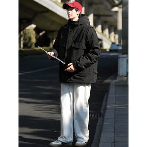 冬上新学生加棉加厚棉服百搭连帽棉衣外套男女 8318-P130控价178图片