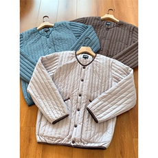 网图高品冬季轻薄保暖复古条纹绗缝棉衣棉服情侣男女A1092-P78，男装棉衣，星座1505