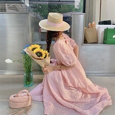 大货已出粉色仙女裙251-25117-P105-K158，女装连衣裙，浙宝189