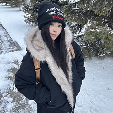 现货高品质美式高街冬季重磅硬挺短款座山雕毛领棉衣男女加厚外套，男装棉衣，电商A486