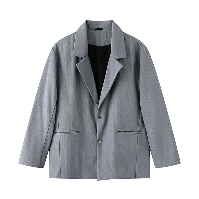 韩版A字廓形西装休闲外套男翻领西服JK2235-P75，男装西服套装，星座210-1
