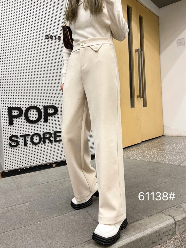 冬季新款尼料拉绒时装裤，其它，千百莲