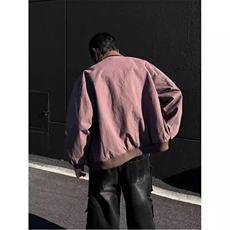 美式复古拼色翻领工装夹克男，男装夹克，星座410-7
