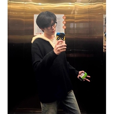 美式休闲假两件撞色针织衫男穿搭慵懒风情侣外套上衣LM53066-p60，男装针织衫/毛衣，星座1008