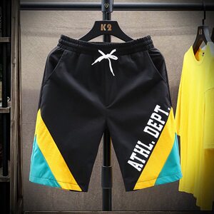 短裤男士夏季休闲五分韩版潮流宽松七分潮牌运动夏天中裤V101图片