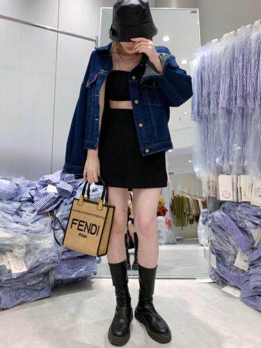 宽松的牛仔外套后背针织设计,其它,意妹EAMEI