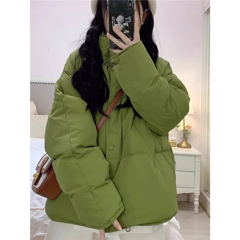 高级感羽绒棉服女冬季2025新款宽松棉袄面包服加厚棉衣外套图片