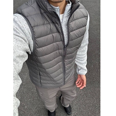 高品秋冬舒适轻便休闲立领羽绒马甲基础排骨外套男女A1151-P85，女装短外套，星座1505
