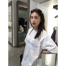 万针全刺绣工艺抖音得物高品质260克重磅纯棉双纱美式高街短袖T恤，男装T恤，电商A486