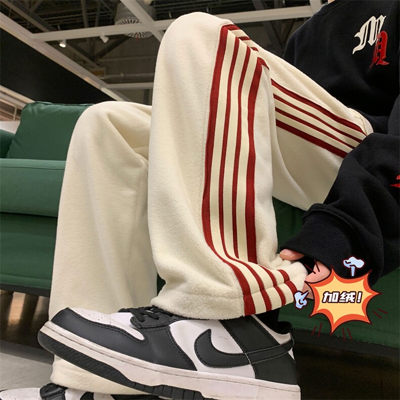 XZ616秋冬季新款百搭摇粒绒加绒加厚休闲裤TY441P65控78,男装休闲裤,星座512A（原616）