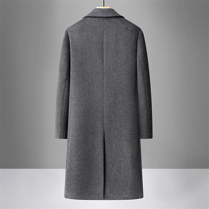新款男士呢子大衣加厚加鹅绒内胆防寒保暖309B-3-9822-P390,男装棉衣,星座1409-3