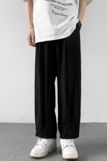 8XL-M风亚麻裤男宽松棉麻裤子大码阔腿裤灯笼裤新中式K965P30，男装休闲裤，电商D206-1