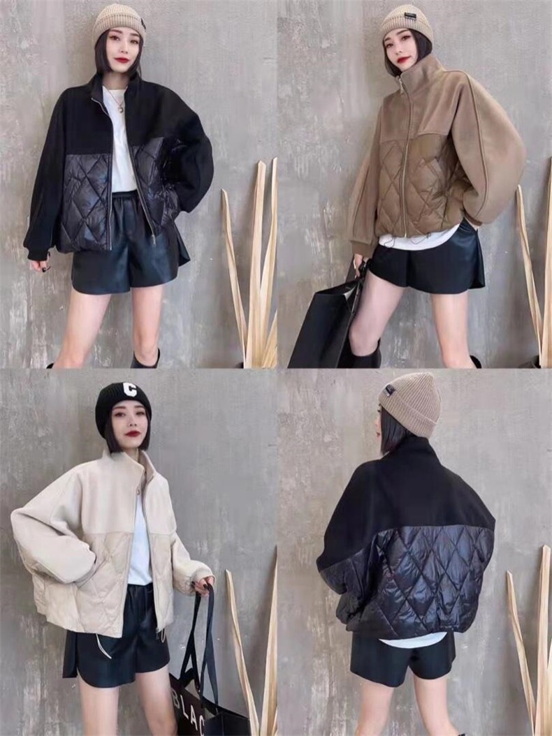 立领90绒羽绒服，女装羽绒服，添衣