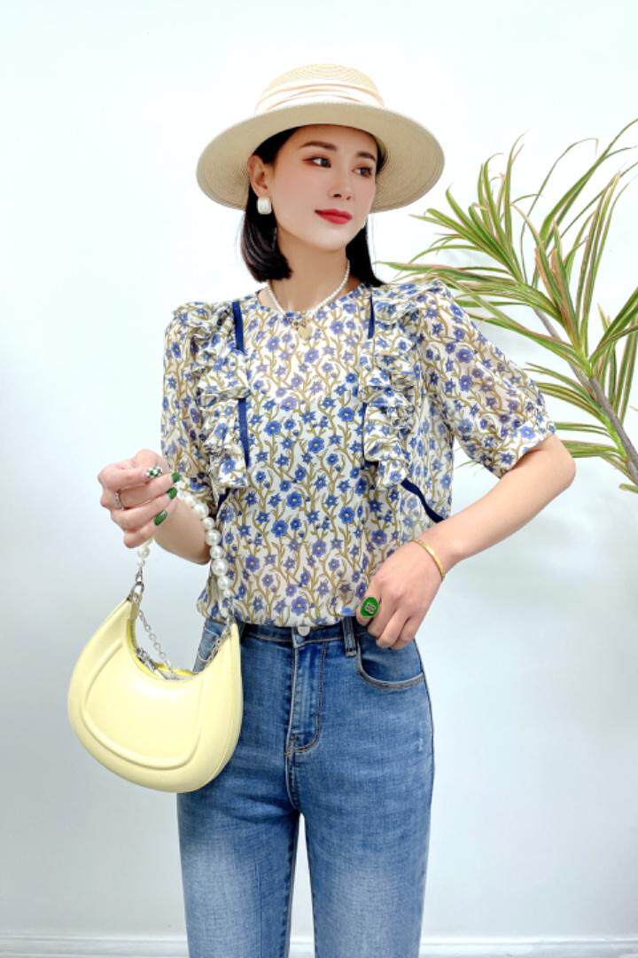 碎花上衣，其它，云落伊里(1F)