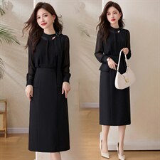 2026春季新款简约时尚休闲女装连衣裙，女装连衣裙，美沁