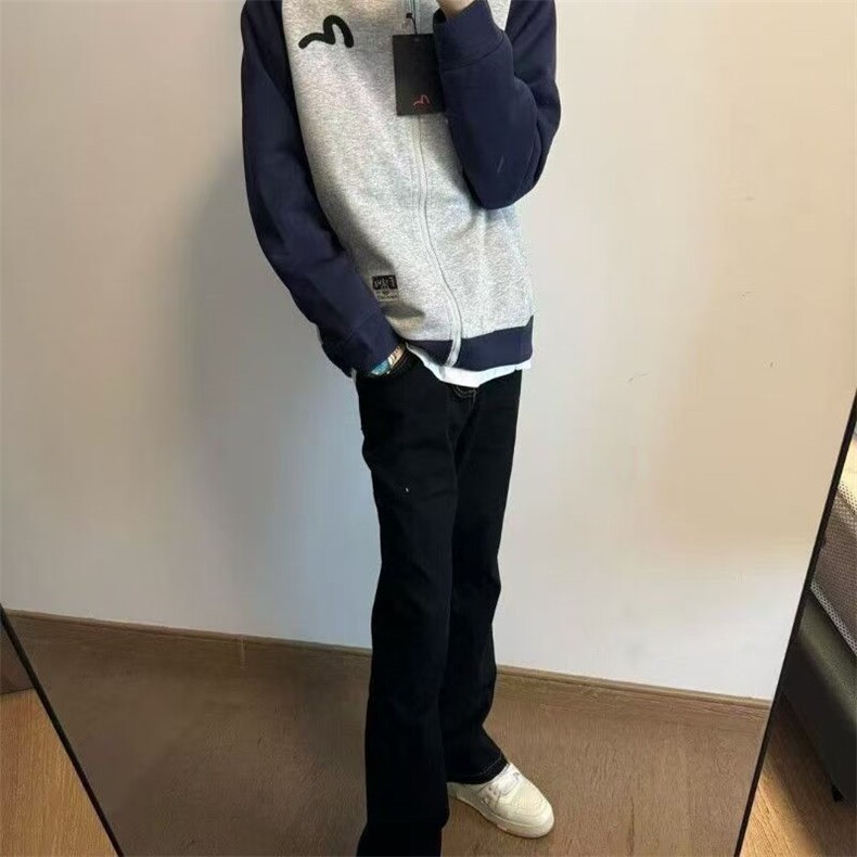 2026春秋秋季新款夹克连帽同款休闲外套男女潮流情侣宽松学生,男装夹克,四季星座505