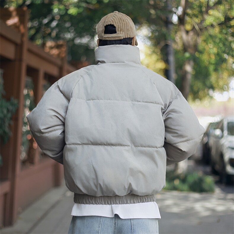 图潮牌撇帅冬季短款棉衣外套立领宽松面包服MY60/P85/118,男装棉衣,星座1412-2