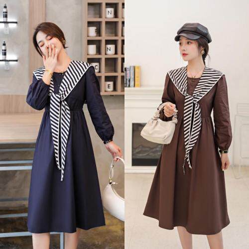 【现货】秋装新款韩版连衣裙，自带潮流披肩，女装连衣裙，欣卓越