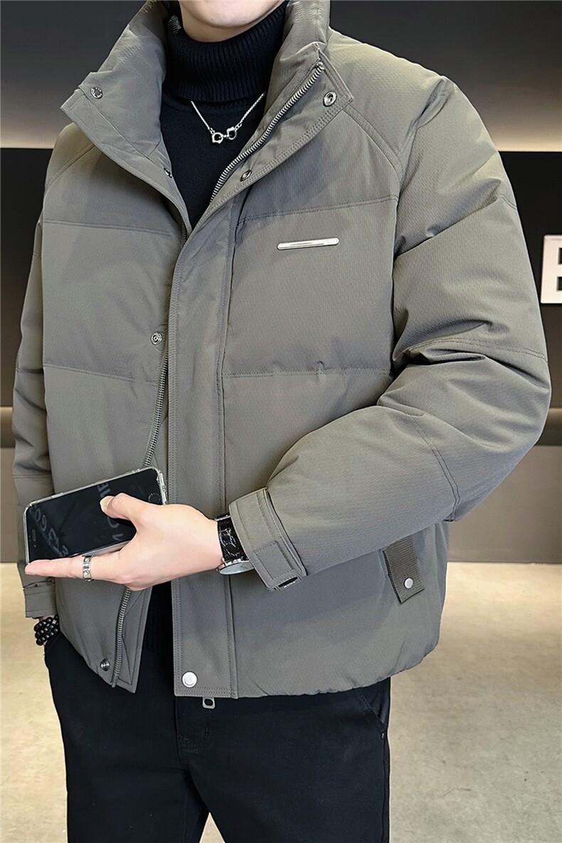 标50绒立领男士羽绒服冬季2025新款加厚冬装外套A313-3318-P205,男装羽绒服,电商A313