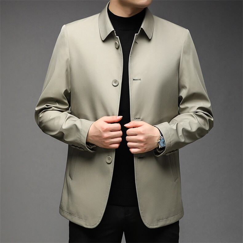 AB8201常年款不断货中老年男士休闲夹克高品质P105,男装夹克,钱塘207-3