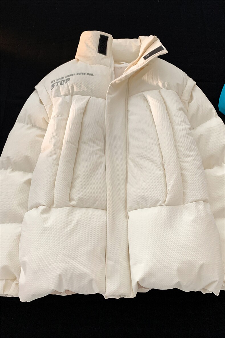 XZ213-GKMY21-P128控148抖音品质直播供货立领拆卸袖棉服面包服,男装棉衣,星座213