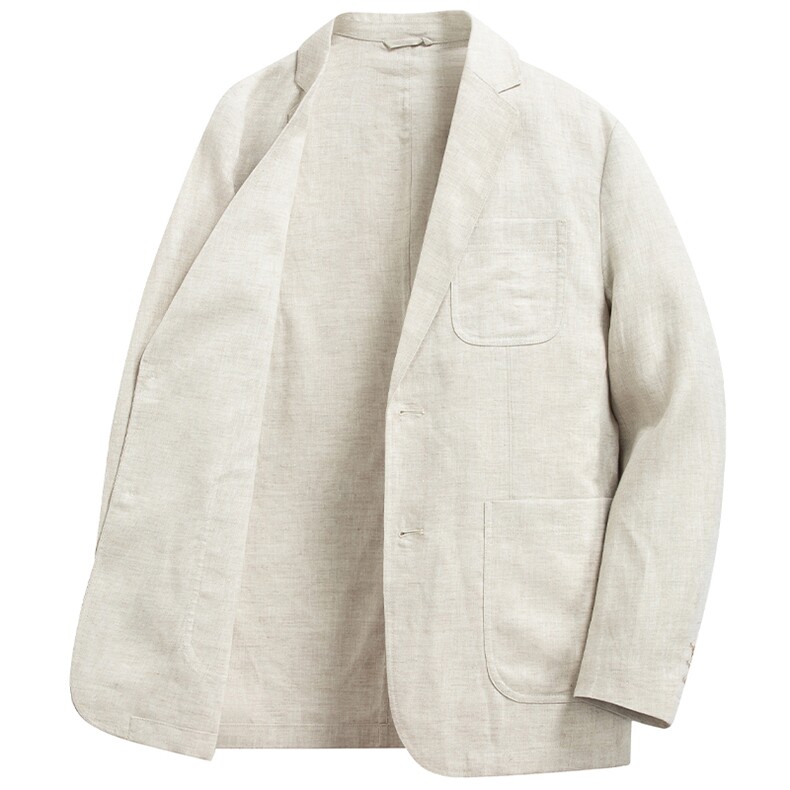 男式西服F86560精工纯亚麻休闲便西,男装西服,钱塘207-1