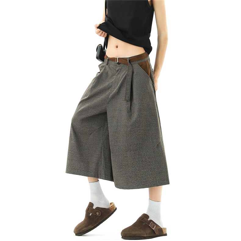 【现货】美式复古千鸟格西裤七分裤2XZ502-K861-P65控89，男装牛仔裤，星座502