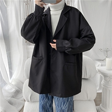 XF3090/P70秋装现货新款小西服男外套宽松上衣大码西装韩版潮流男，男装西服，电商A141